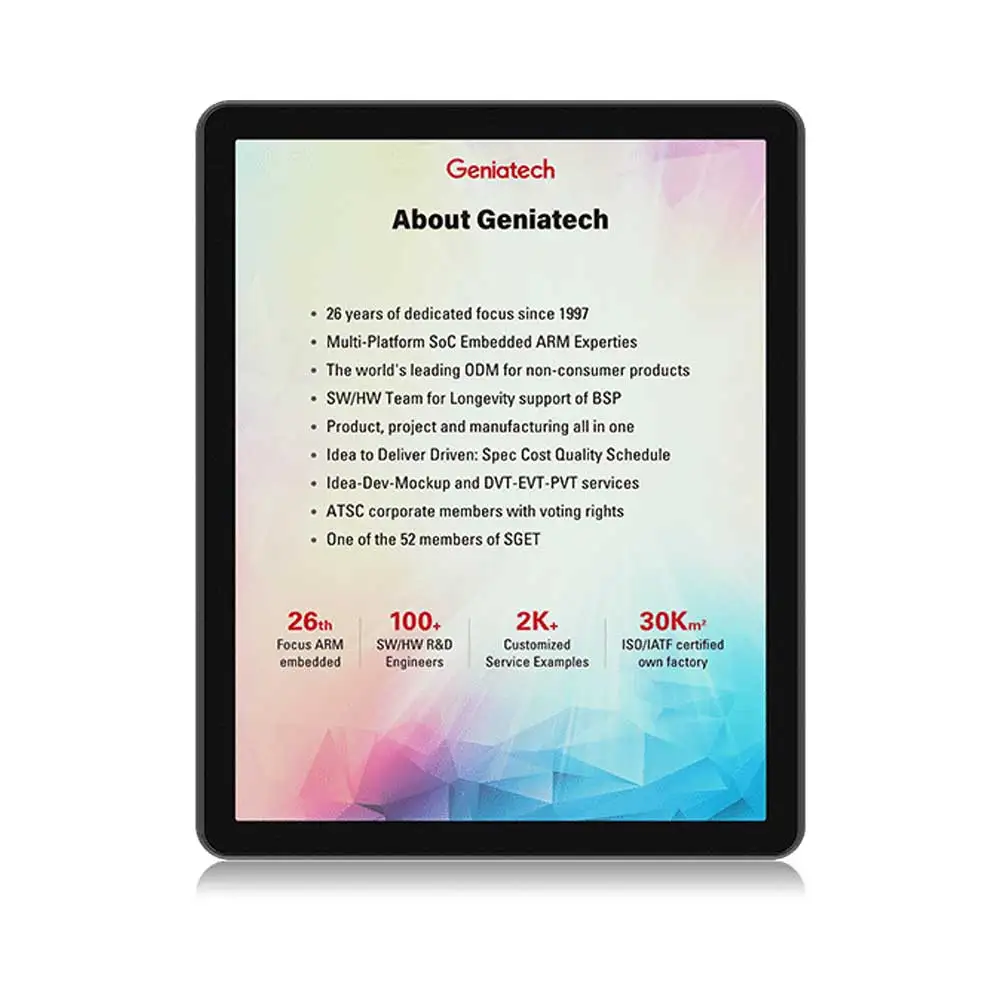 E-Ink Tablet Reader - แท็บเล็ตอีรีดเดอร์ Geniatech หน้าจอสี 10 นิ้ว พร้อมฟังก์ชั่นเขียนแบบ