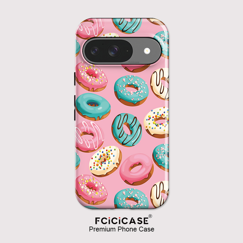 Google Pixel 9 Pro - เคสโทรศัพท์ Fcicicase 2 in 1 แบบสองชั้น