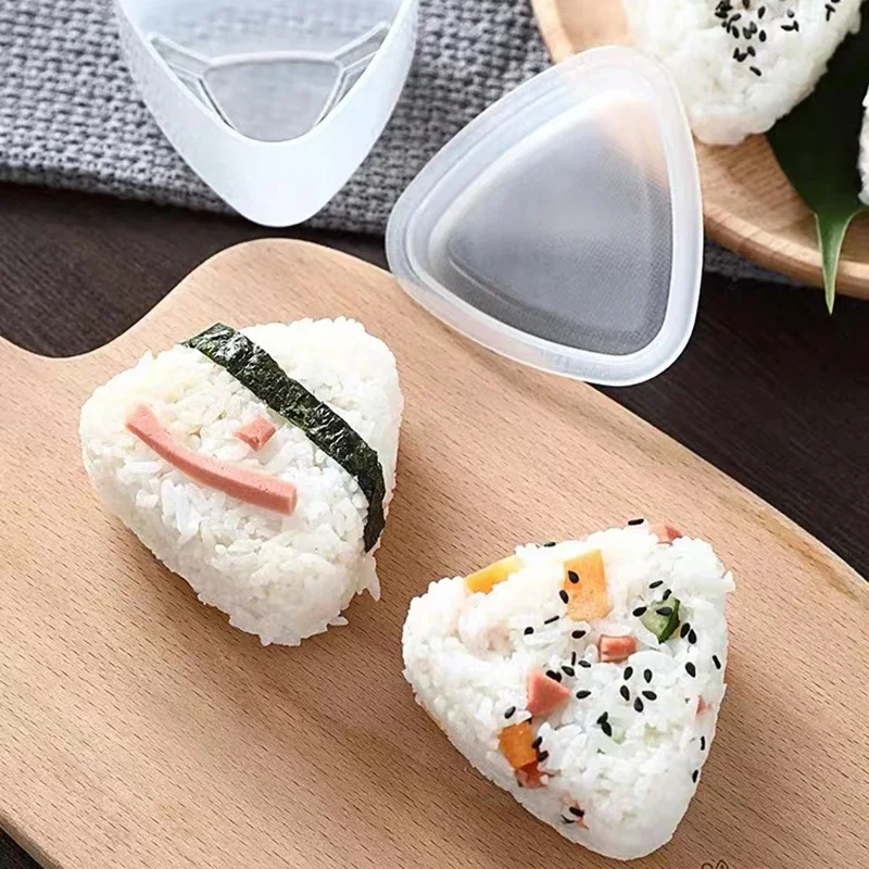 Japanese Electronics Gadgets - ชุดปั้นข้าวโอนิกิริทรงการ์ตูนแม่พิมพ์สำหรับทำข้าวปั้นแบบญี่ปุ่นอุปกรณ์เสริมสำหรับหน้ากาก DIY เบนโตะในครัว