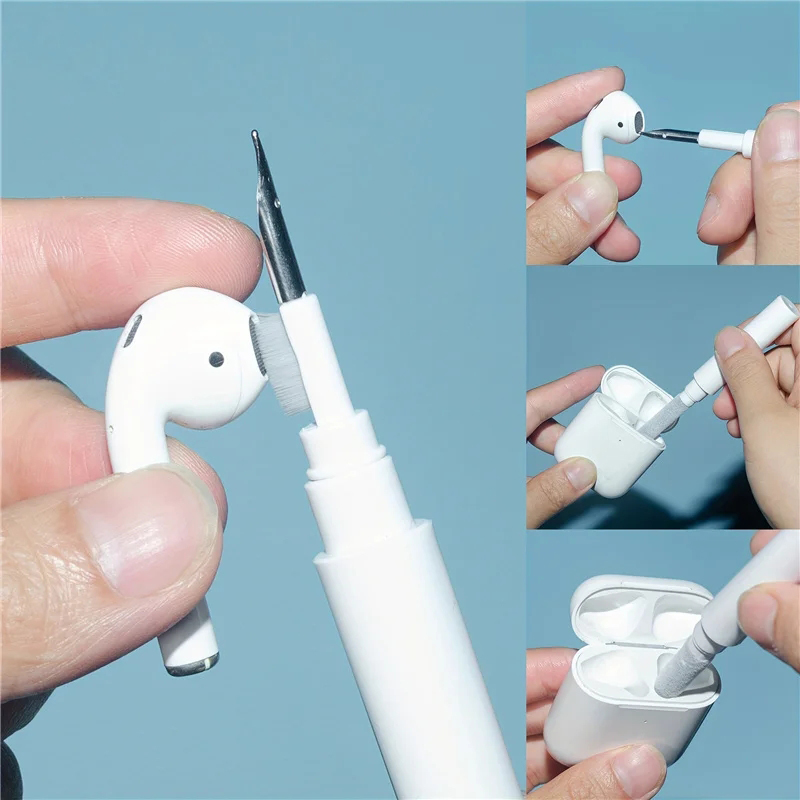 Portable Wifi Hotspot - 3 In 1 ชุดทําความสะอาดหูฟังปากกาทําความสะอาดสําหรับ Airpods Pro