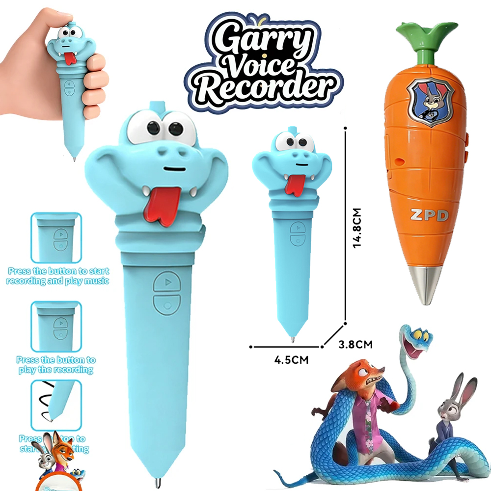 Voice Recorder Pen - ลดราคาสุดฮอต ดิสนีย์ ซูโทเปีย 2 ปากกาบันทึกเสียงจูดี้ แกรี่
