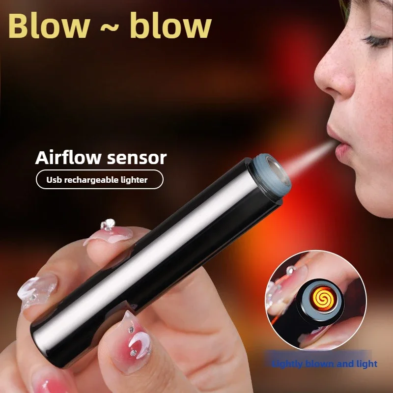Electronics And Gadgets With I - Creative เป่า Windproof Flameless อิเล็กทรอนิกส์ไฟแช็กทังสเตน Mini