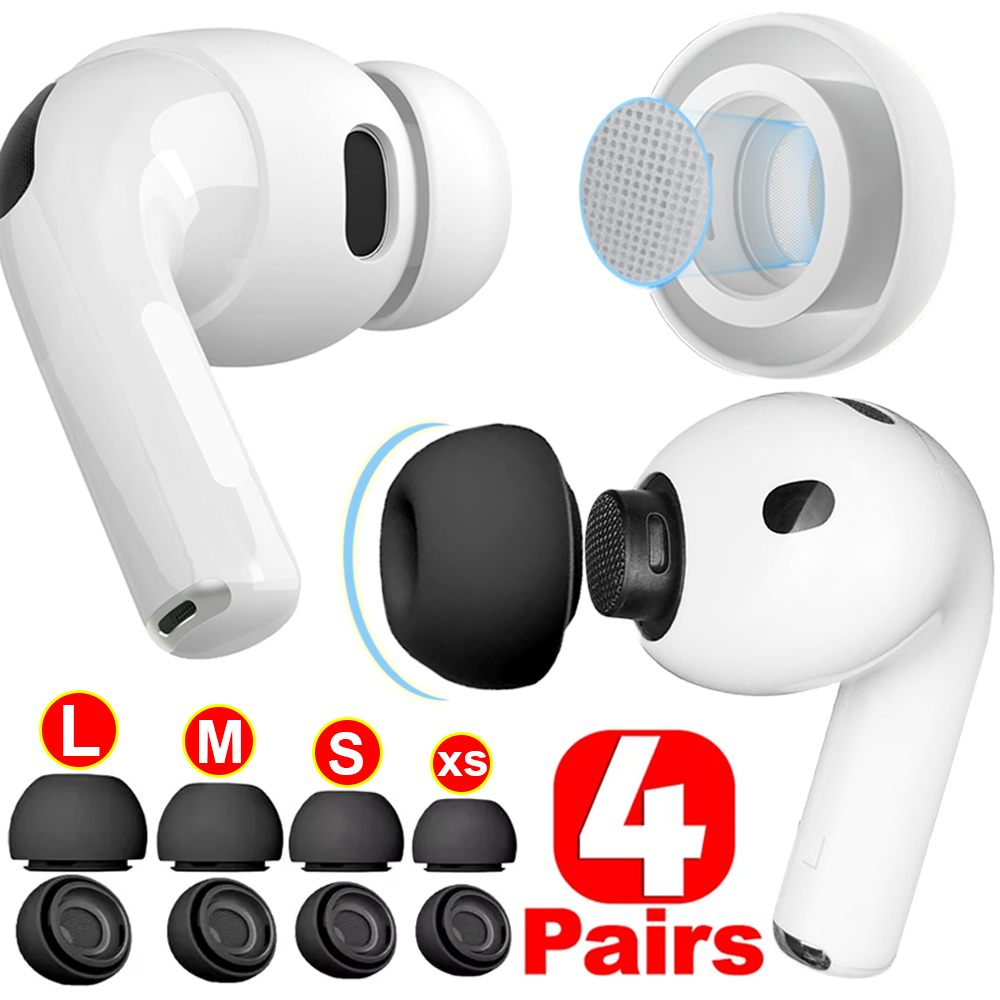 Portable Wifi Hotspot - จุกหูฟังซิลิโคน 4/1 คู่ สำหรับ Airpods Pro