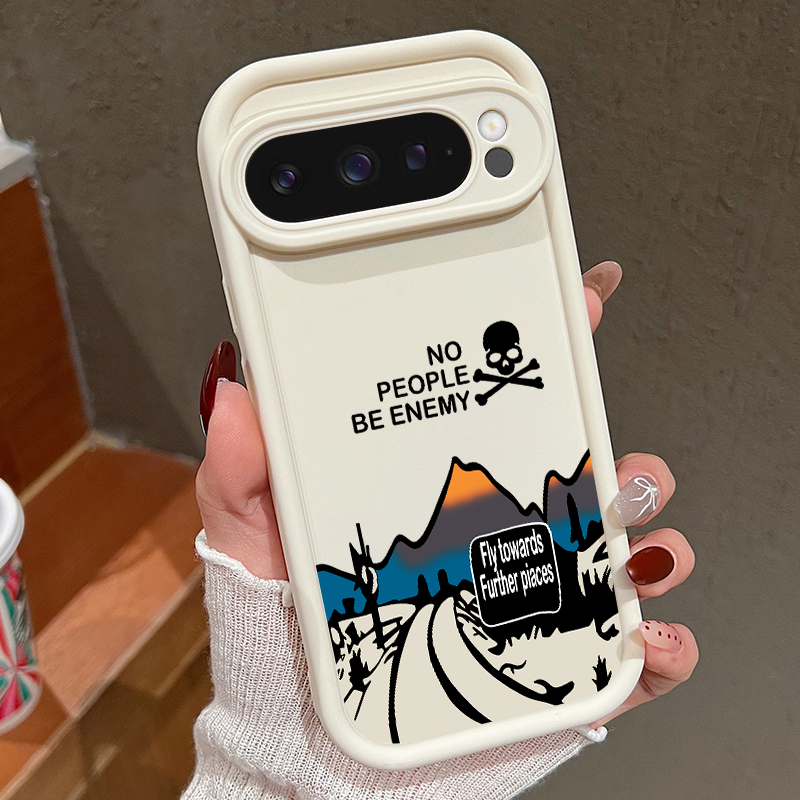 Google Pixel 9 Pro - เคสโทรศัพท์ลายถนนภูเขาสำหรับกูเกิลพิกเซล 10 9 8 7 โปรพิกเซล
