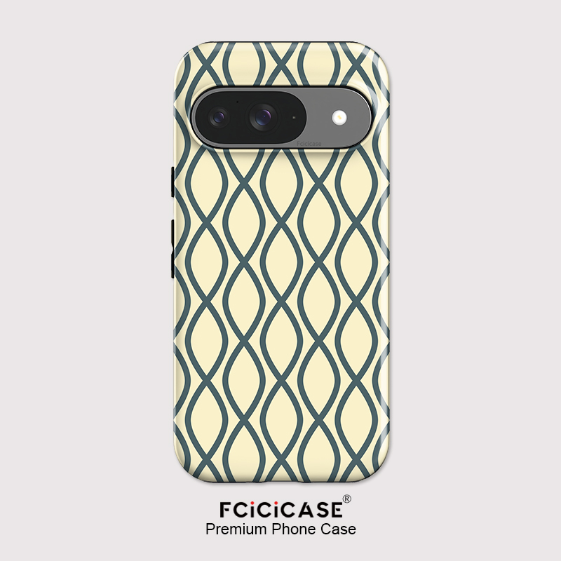 Google Pixel 9 Pro - เคสโทรศัพท์ลายทางแฟชั่น Fcicicase สำหรับ Google Pixel 9