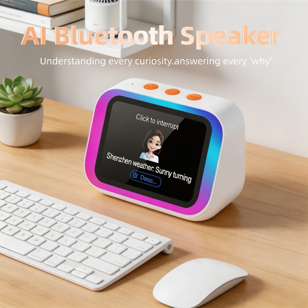 Electronics For Home - ลำโพงบลูทูธ AI 5.4 พร้อมผู้ช่วยเสียง AI หน้าจอสัมผัส