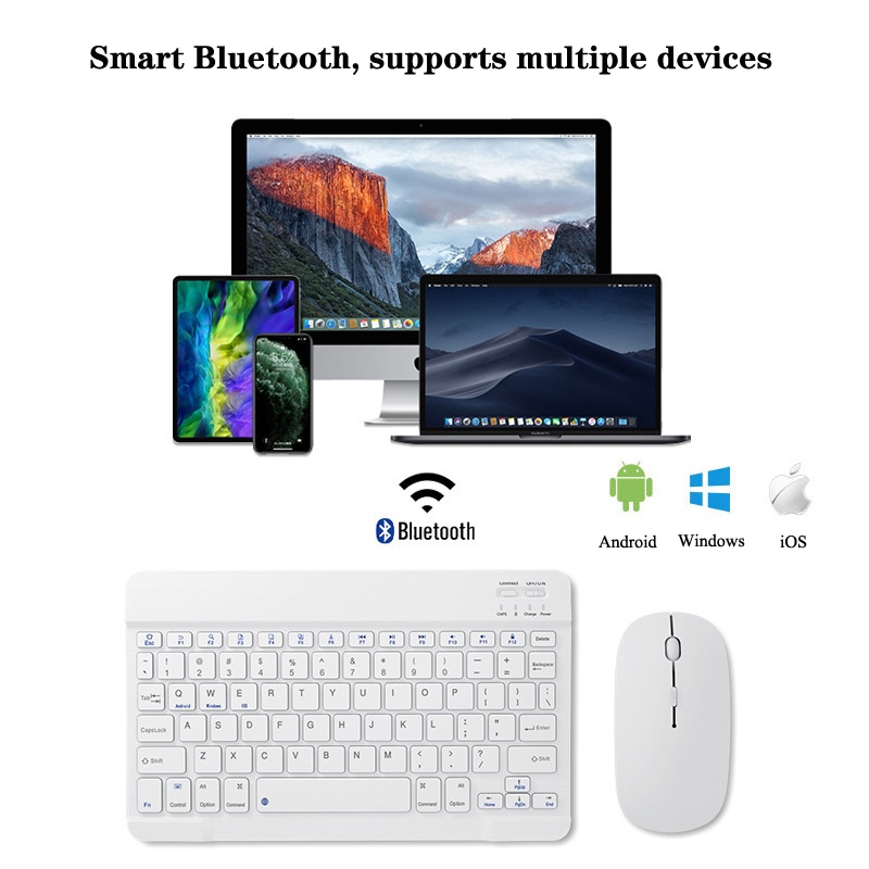 คีย์บอร์ดไร้สายสากลสำหรับซัมซุ - Wireless Keyboard Mini บทวิจารณ์และราคา