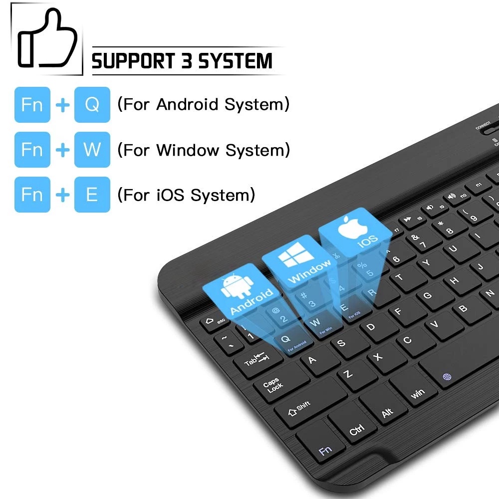 คีย์บอร์ดไร้สายสากลสำหรับซัมซุ - Wireless Keyboard Mini บทวิจารณ์และราคา
