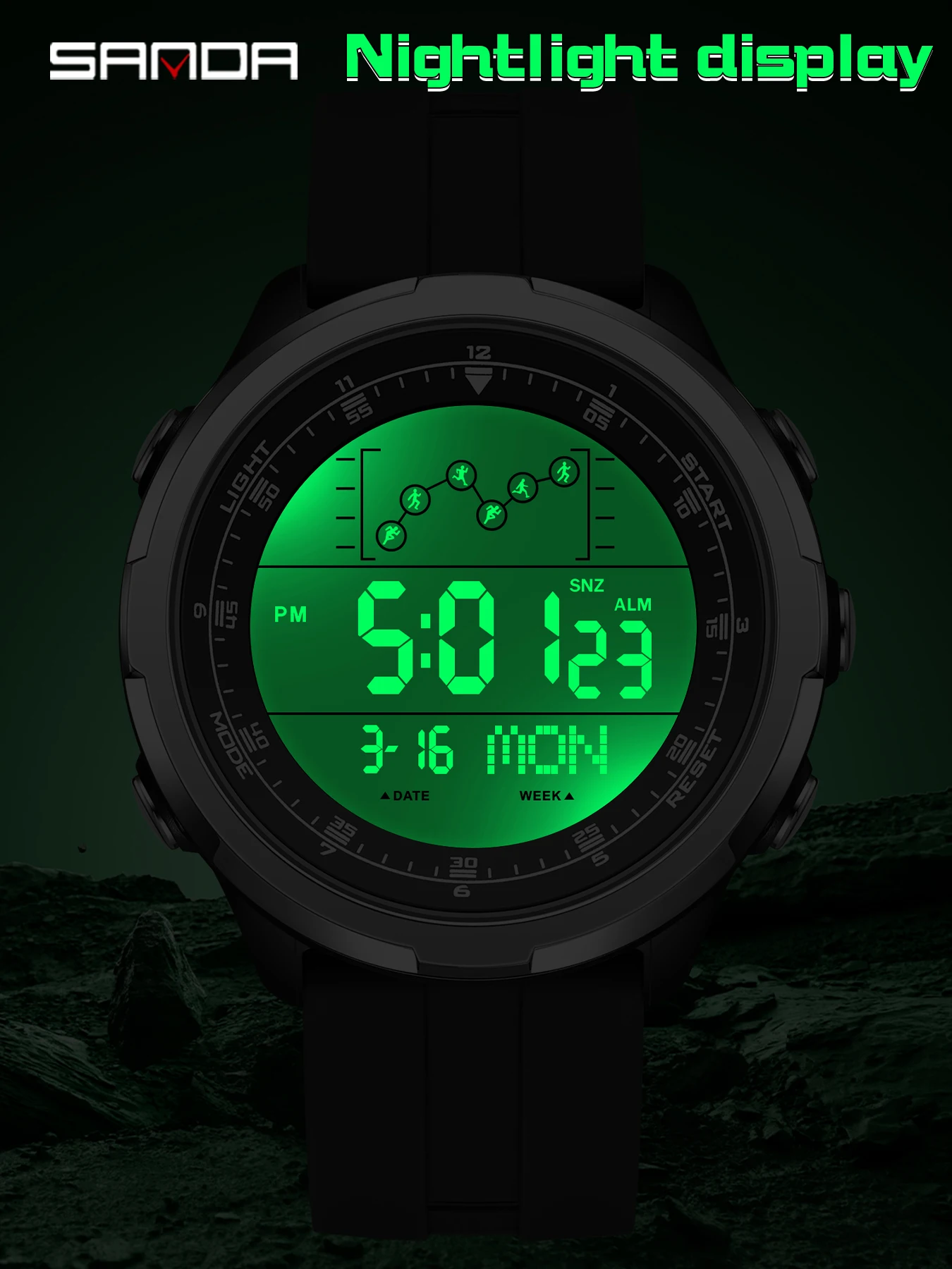นาฬิกาดิจิตอล SANDA สำหรับผู้ช - Electronics Gadgets For Men บทวิจารณ์และราคา