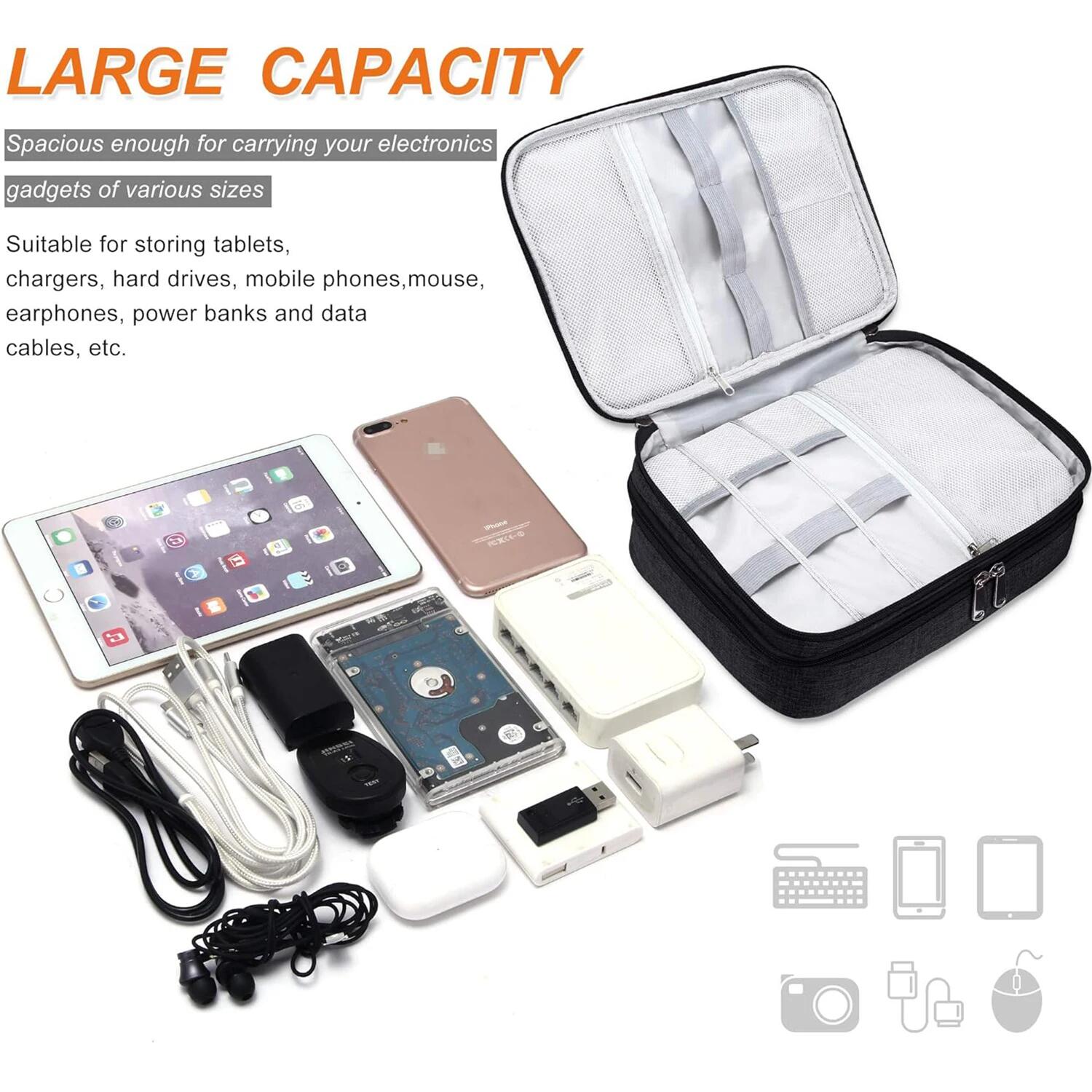 กระเป๋าเก็บดิจิตอลแบบพกพา USB  - Electronics And Gadgets With I บทวิจารณ์และราคา