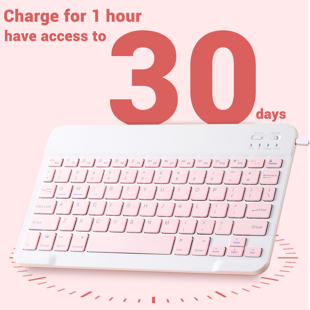 มินิคีย์บอร์ดไร้สายบลูทูธคีย์บ - Wireless Keyboard Mini บทวิจารณ์และราคา