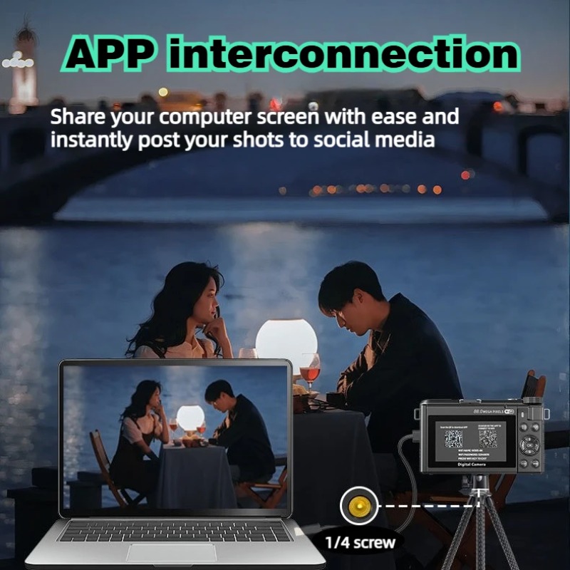 กล้องดิจิตอล WD300 8K 88MP กล้ - Electronics Gadgets For Home บทวิจารณ์และราคา
