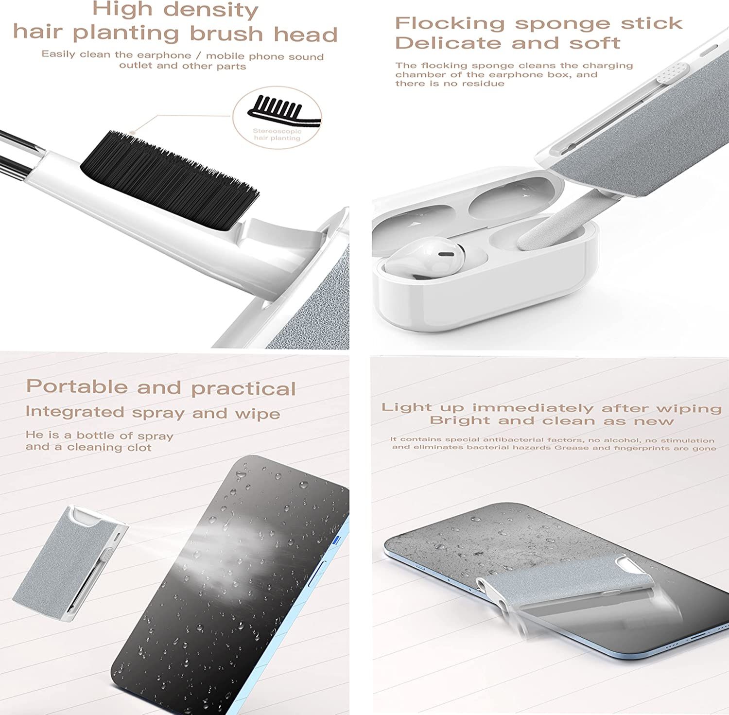 5 in 1 หูฟังชุดแปรงทําความสะอา - Portable Wifi Hotspot บทวิจารณ์และราคา