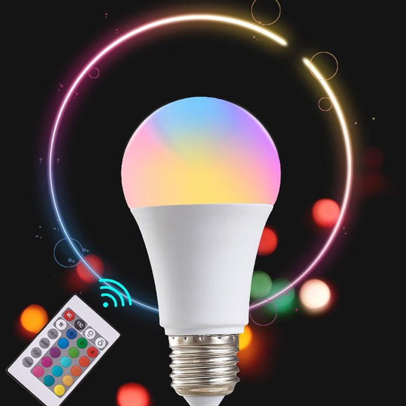 E27 220V 16 สี RGB หลอดไฟ LED  - Electronics Gadgets For Home บทวิจารณ์และราคา