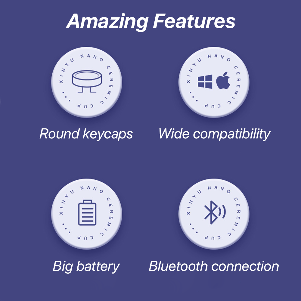 คีย์บอร์ดและเมาส์ไร้สายสำหรับ  - Wireless Keyboard Mini บทวิจารณ์และราคา