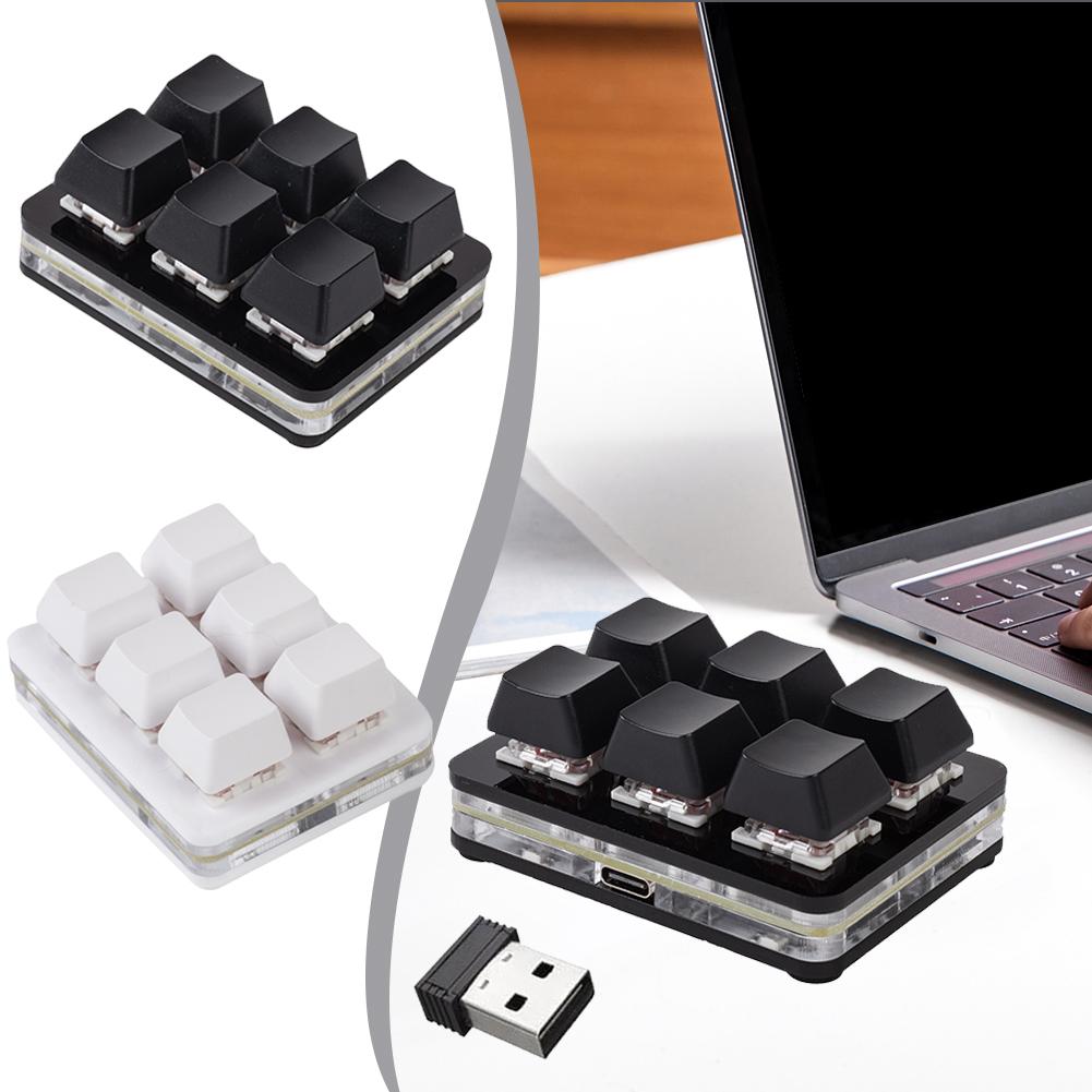 คีย์บอร์ดขนาดเล็ก 6 ปุ่ม บลูทู - Wireless Keyboard Mini บทวิจารณ์และราคา