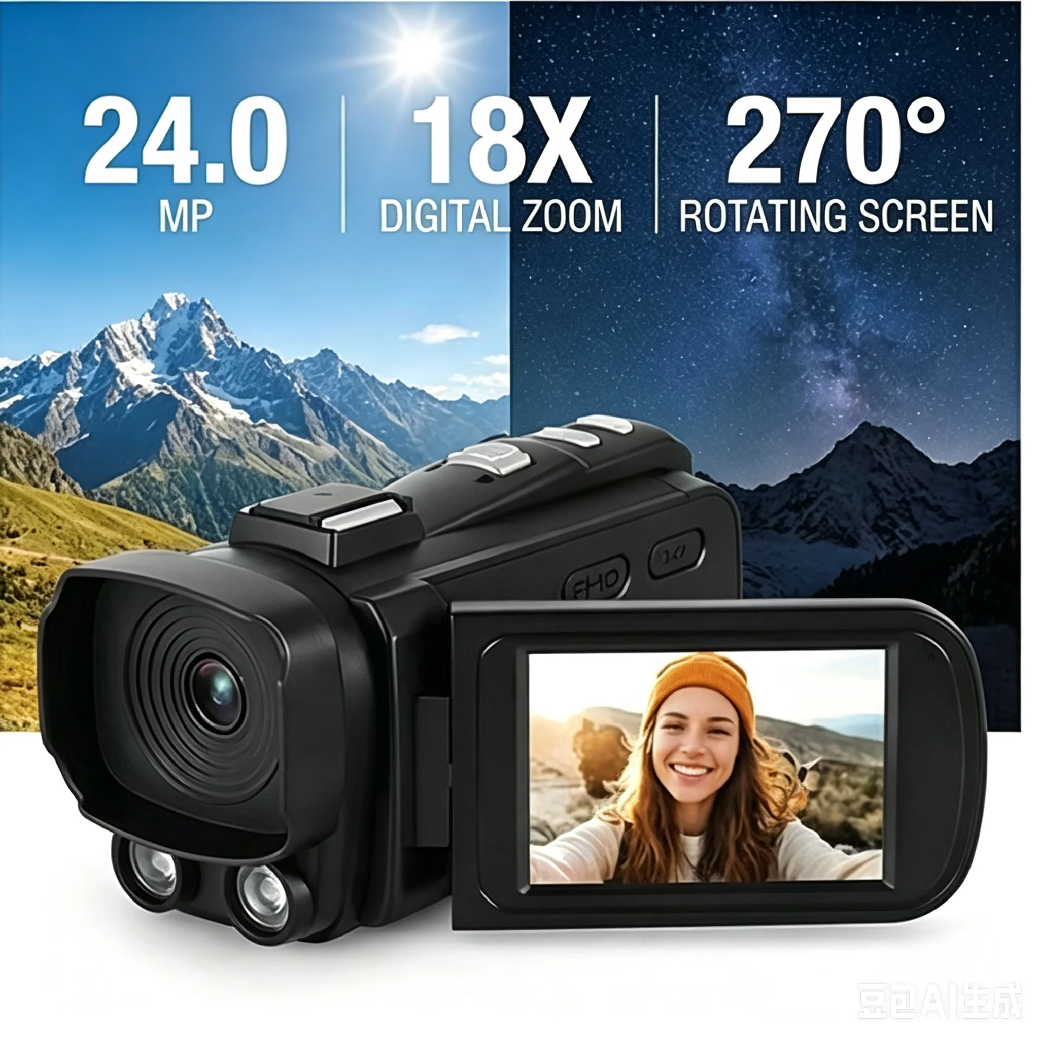 กล้องวิดีโอ 1080P Full HD ดิจิ - Electronics Gadgets For Home บทวิจารณ์และราคา