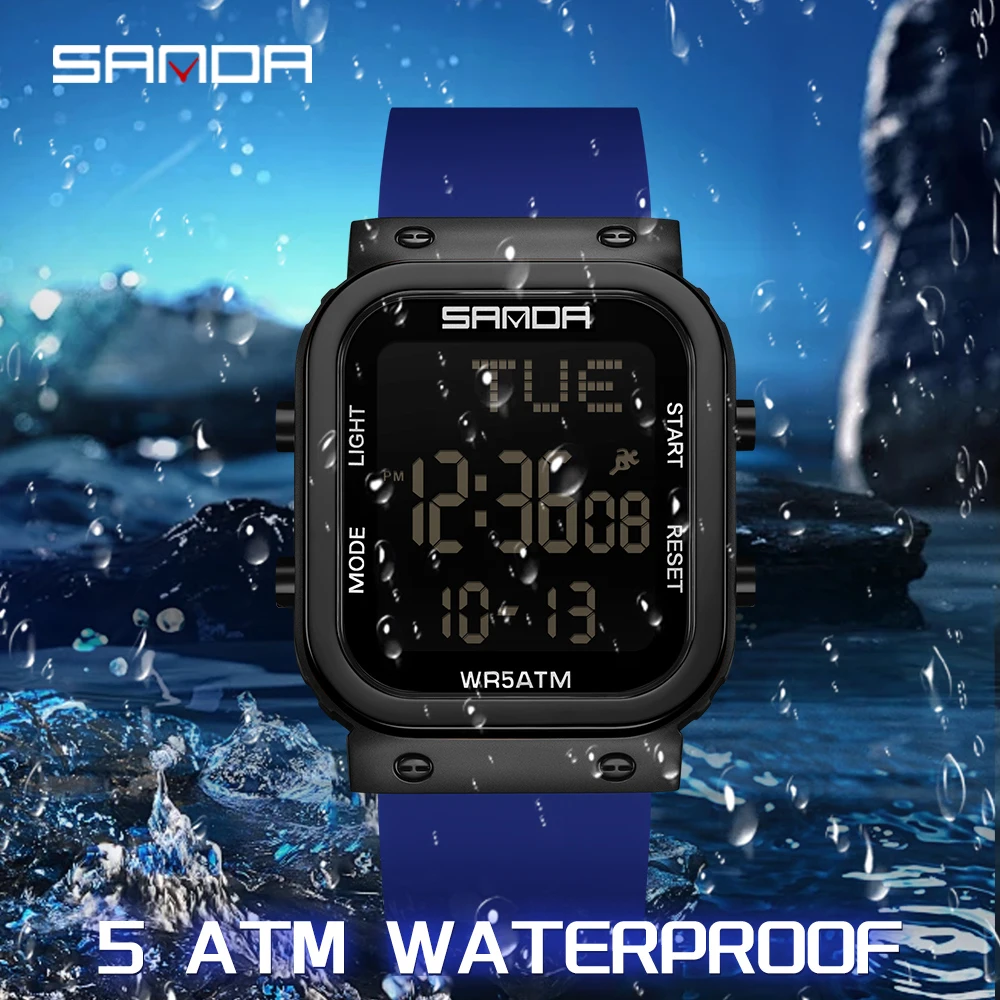 นาฬิกาดิจิตอล SANDA สำหรับผู้ช - Electronics Gadgets For Men บทวิจารณ์และราคา
