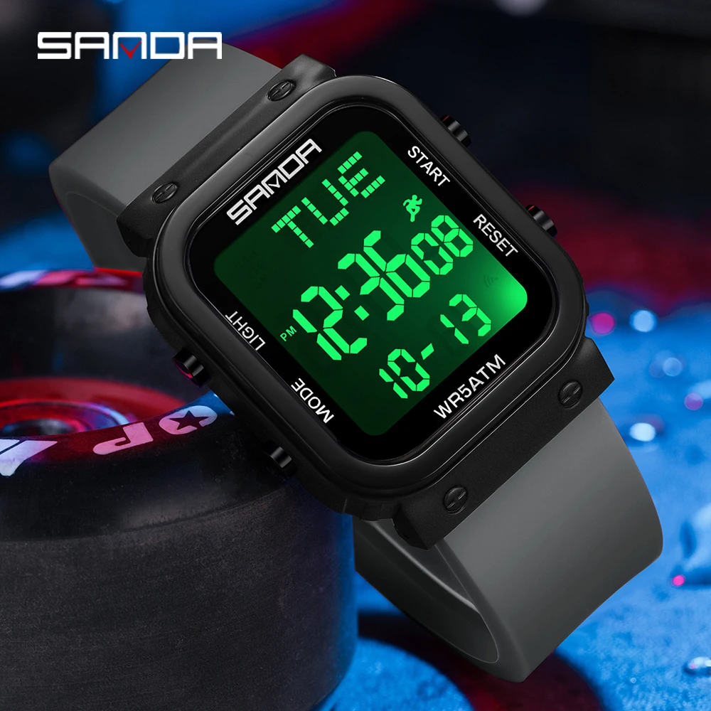 นาฬิกาดิจิตอล SANDA สำหรับผู้ช - Electronics Gadgets For Men บทวิจารณ์และราคา