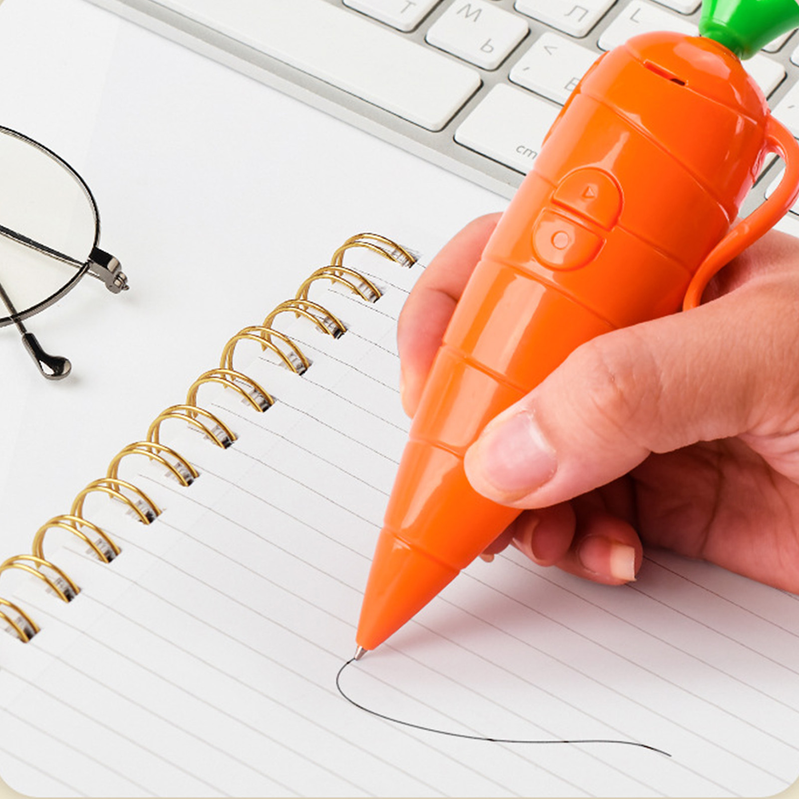ปากกาบันทึกเสียงรูปแครอท 2-in- - Voice Recorder Pen บทวิจารณ์และราคา