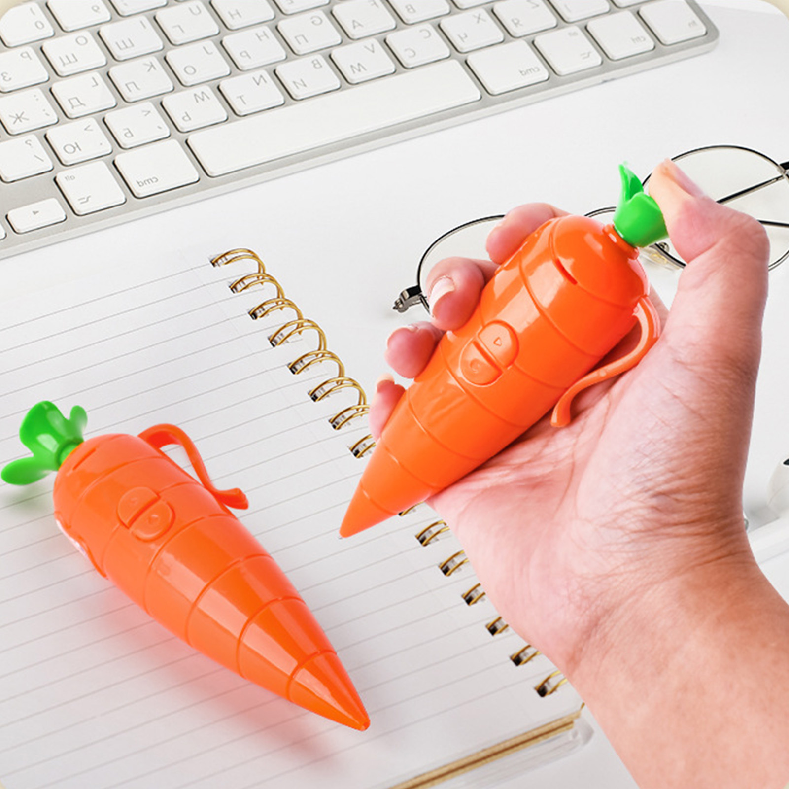 ปากกาบันทึกเสียงรูปแครอท 2-in- - Voice Recorder Pen บทวิจารณ์และราคา