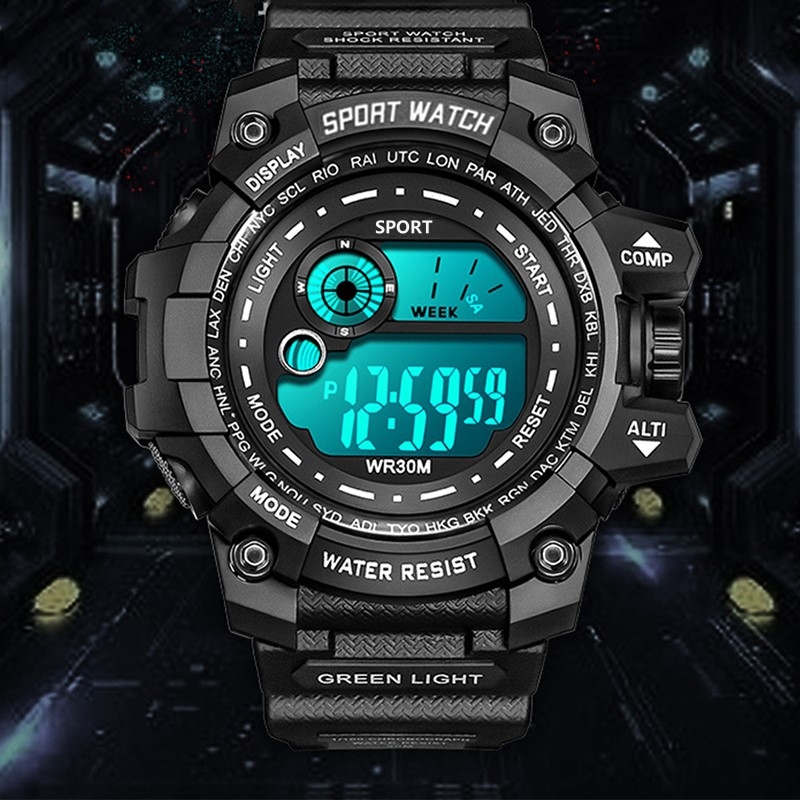 นาฬิกาเด็กดิจิตอลนาฬิกาข้อมือก - Electronics Gadgets For Men บทวิจารณ์และราคา