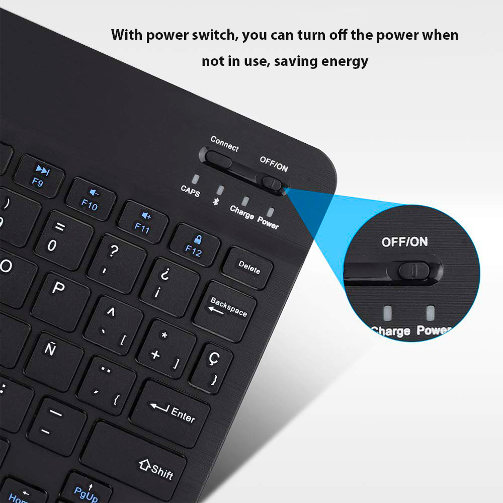 คีย์บอร์ดไร้สายบลูทูธสำหรับแอน - Wireless Keyboard Mini บทวิจารณ์และราคา